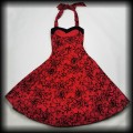 Sukienka Pin Up Hearts &amp; Roses SM czerwona old school92.jpg