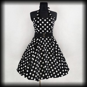 Sukienka Pin Up Luv Ruby XL grochy