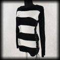 Sweter goth punk SM Heartless biało czarny2.jpg