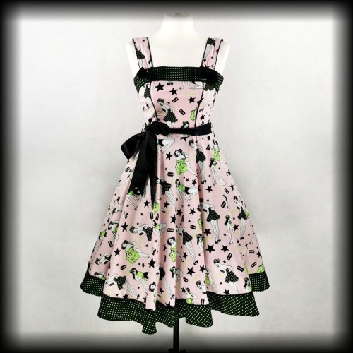 Sukienka Hell Bunny XS Pop art Pin Up.jpg