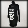 Sukienka z kapturem Misfits S-L horror punk goth3.jpg
