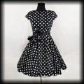 Sukienka Pin Up Groszki L czarna Fifties Chic.jpg