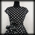Sukienka Pin Up Groszki L czarna Fifties Chic3.jpg