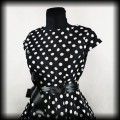 Sukienka Pin Up Groszki L czarna Fifties Chic4.jpg