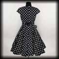 Sukienka Pin Up Groszki L czarna Fifties Chic5.jpg