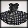 Sukienka Pin Up Groszki L czarna Fifties Chic6.jpg