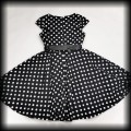 Sukienka Pin Up Groszki L czarna Fifties Chic9.jpg