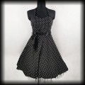 Sukienka Pin Up Hearts &amp; Roses M czarna w groszki.jpg