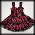 Sukienka Pin Up Hearts &amp; Roses XXL gorsetowa w kwiaty5.jpg