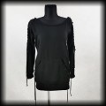 Bluza goth punk LXL Heartless gorsetowa.jpg