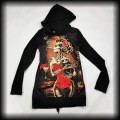Bluza Heartless L dama z kotem Santa Muerte gorsetowa6.jpg