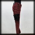 Spodnie Gothicana M (3032) Punk Goth krata klamry3.jpg