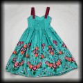 Sukienka Retro Lindy Bop S folkowe kwiaty błękitna92.jpg