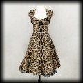 Sukienka Pin Up Collectif XS panterka NOWA.jpg