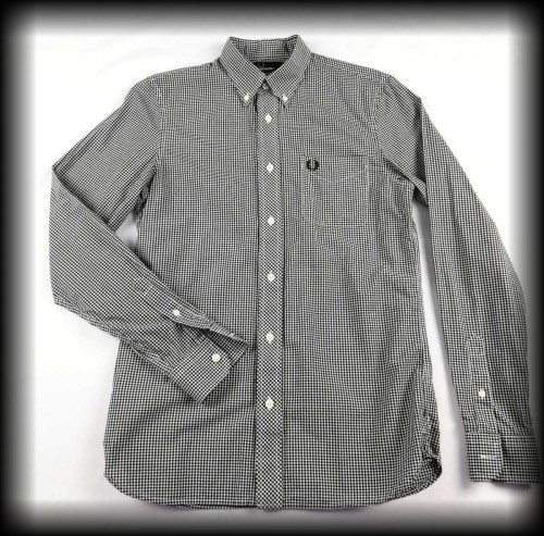 Koszula w kratkę Fred Perry S długi rękaw, krata vichy.jpg