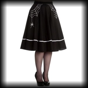 Spódnica Pin Up Hell Bunny 6XL pajęczarka