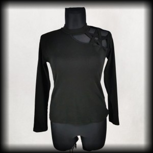 Bluzka gotycka M/L Spiral Direct pentagram