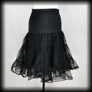 Halka tiulowa czarna M/L