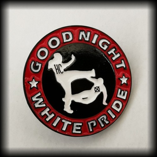 Pin metalowy GOOD NIGHT WHITE PRIDE przypinka.jpg