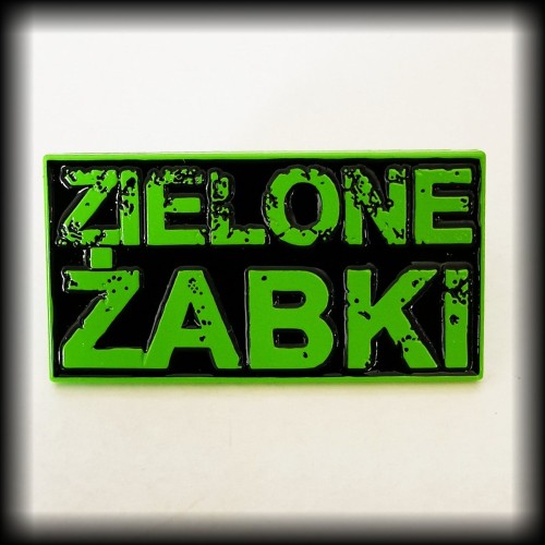 Pin metalowy ZIELONE ŻABKI przypinka.jpg