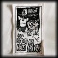 Naszywka HARDCORE FUCK OFF NAZI SKINS (207) wht.jpg