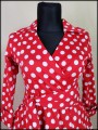 sukienka pin up grochy