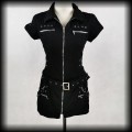 Sukienka mini H&amp;R S Punk Gothic Cyber.jpg