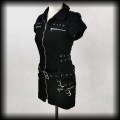 Sukienka mini H&amp;R S Punk Gothic Cyber2.jpg