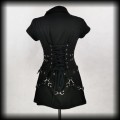 Sukienka mini H&amp;R S Punk Gothic Cyber4.jpg