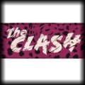 Naszywka The Clash napis kolory pink.jpg