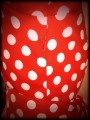 sukienka pin up grochy