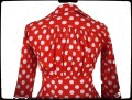 sukienka pin up grochy