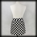 Spódnica mini XSS szachownica Psycho Bitch DIY4.jpg