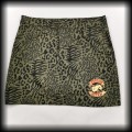 Spódnica mini L zielona pantera Psycho Bitch DIY6.jpg