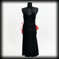 Sukienka Goth Fetish S-L welurowa maxi syrena.jpg