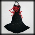 Sukienka Goth Fetish S-L welurowa maxi syrena9.jpg