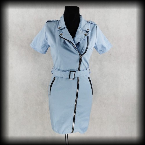 Sukienka mini ramoneska M błękitna.jpg