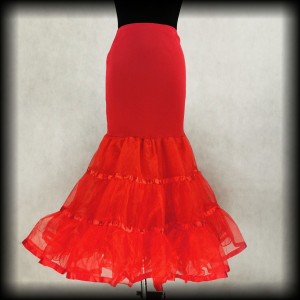 Halka tiulowa MAXI czerwona XS-L syrena