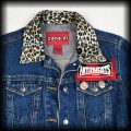 Kurtka jeansowa L Doom Antifascists DIY panterka8.jpg
