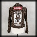 Kurtka ramoneska panterka S Doom Antifascists DIY oversize5.jpg