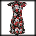 Sukienka Black Roses S czaszki i róże NOWA4.jpg