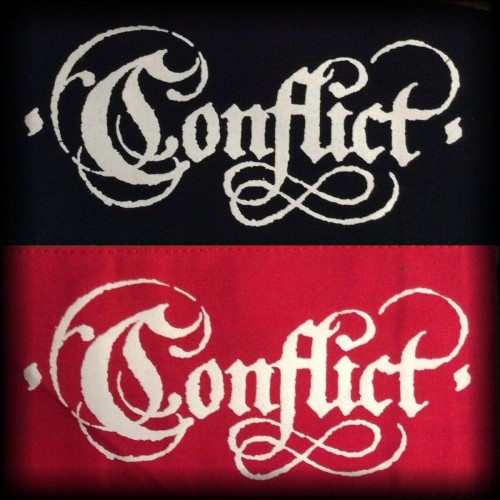 Naszywka Conflict napis.jpg