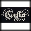 Naszywka Conflict napis blk.jpg