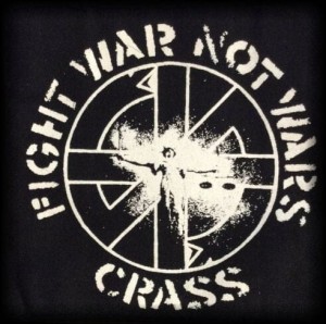 Naszywka Crass Fight War (203)