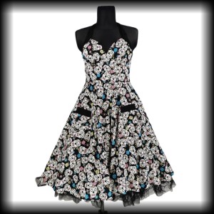 Sukienka Pin Up Hell Bunny L Sugar Skull Czaszki