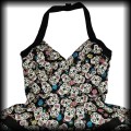 Sukienka Pin Up Hell Bunny L Sugar Skull Czaszki7.jpg