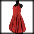 Sukienka Pin Up Vivien of Holloway XXL czerwona w groszki2.jpg