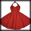 Sukienka Pin Up Vivien of Holloway XXL czerwona w groszki6.jpg