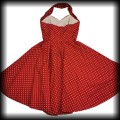 Sukienka Pin Up Vivien of Holloway XXL czerwona w groszki93.jpg