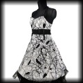 Sukienka w kruki ML Pin Up Punk Gothic2.jpg
